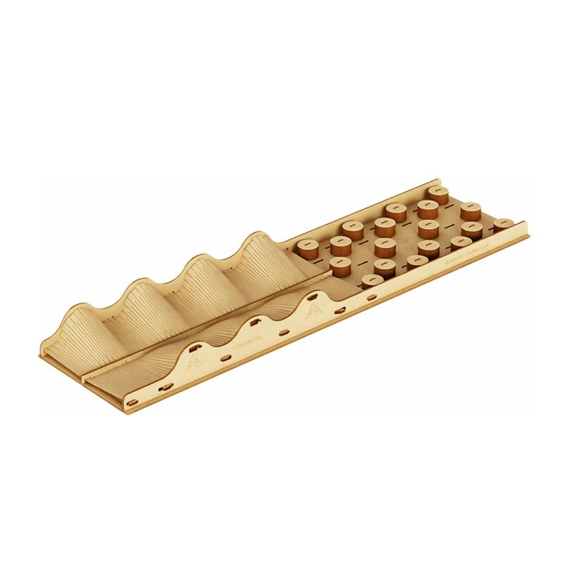 YSKMLOLP RC Wood Bridge, Crawler Car Simulated Obstacle Steep Roadblock Xyloid Bridge,RC Car Obstacle and Seesaw Simulation Tool Accessories (D) - Image 1